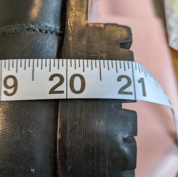 Cole Haan x Nike Air Black High Leather Parson Herringbone Boots Size 8.5 Flawed - Picture 6 of 10